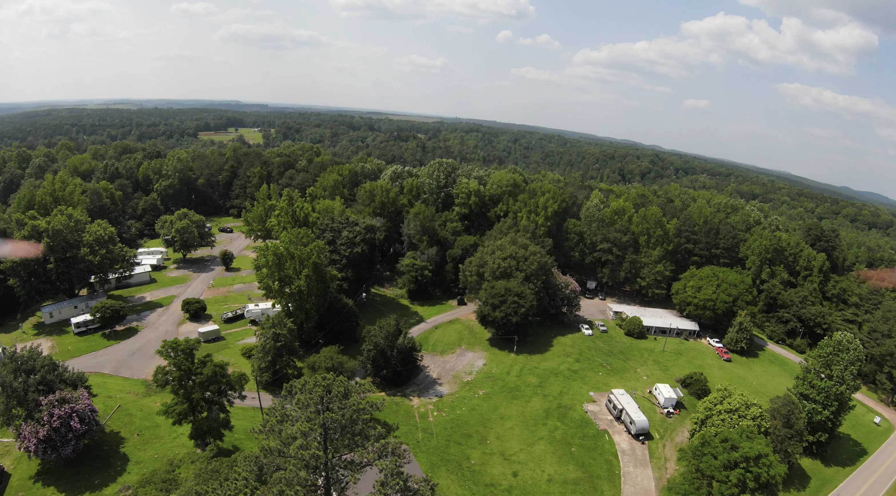 Aereal view of the Park overview