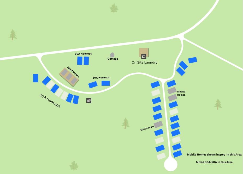 park map for Tut huts